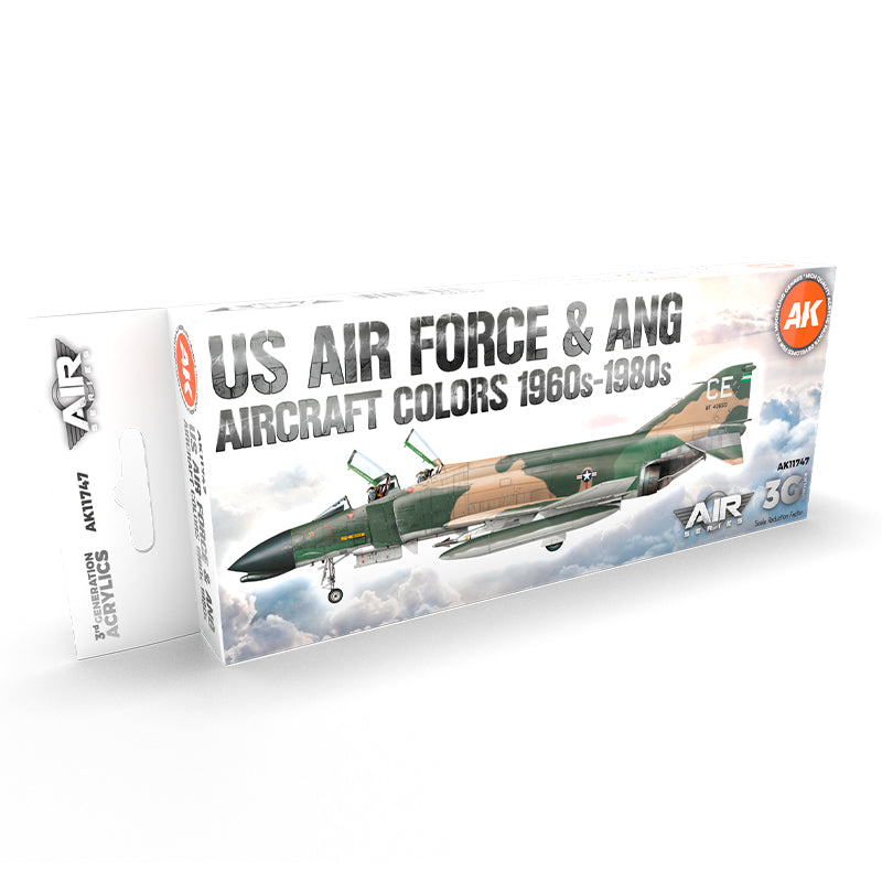 AK Interactive - US Air Force & Ang Aircraft 1960S-1980S Set 3G