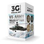 3rd Gen Aircraft Paint Set - US Army Helicopter Colors Set