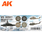 AK Interactive - US Army Helicopter Colors Set 3G