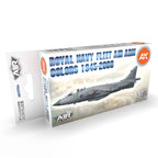 AK Interactive 3rd Gen Aircraft Paint Set - RN Fleet Air Arm Aircraft Colors 1945-2010 Set