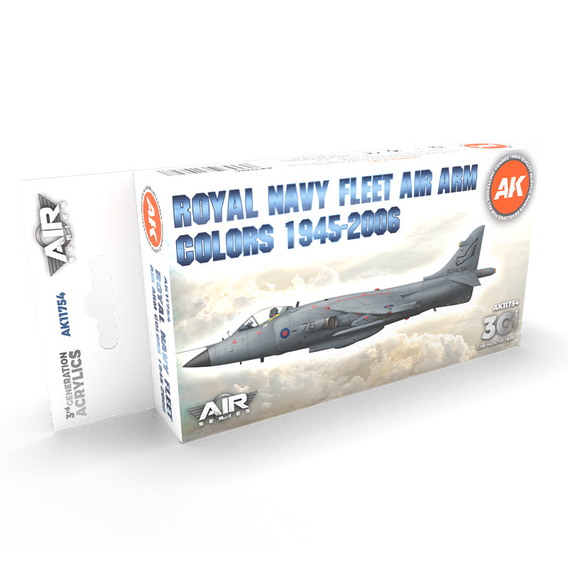 AK Interactive - Rn Fleet Air Arm Aircraft Colors 1945-2010 Set 3G