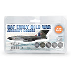 AK Interactive 3rd Gen Aircraft Paint Set - Early Cold War RAF Aircraft Colors Set