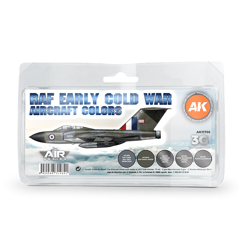 AK Interactive - Early Cold War Raf Aircraft Colors Set 3G