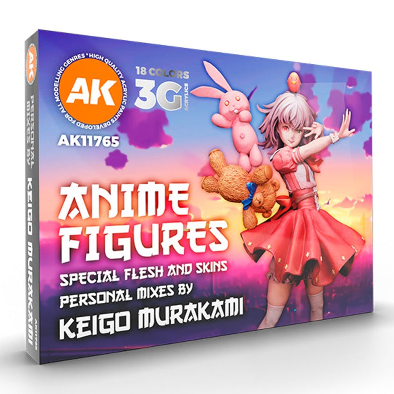 AK Interactive Signature Set - Anime Figures - Special Flesh & Skins by Keigo Murakami AK11765