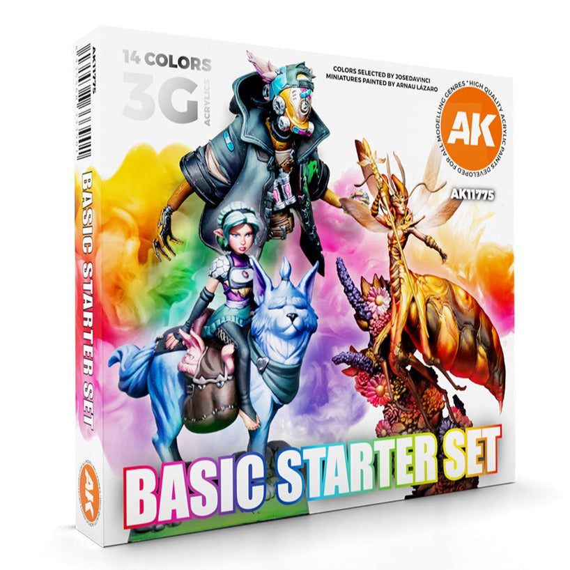AK Interactive 3rd Gen Acrylic Basic Starter Set