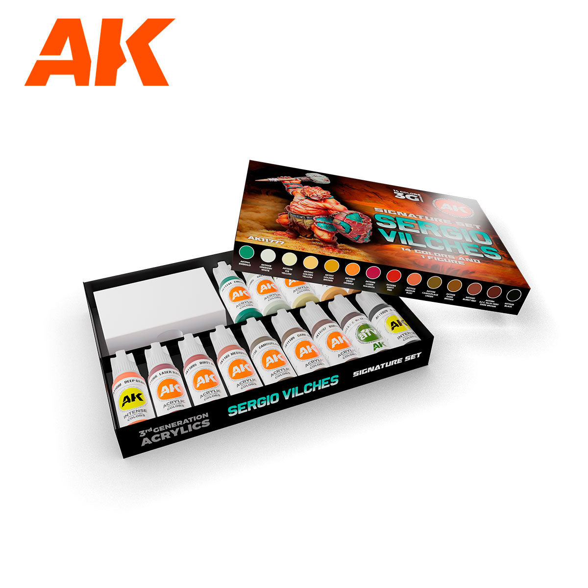 AK Interactive 3G Signature Paint Set - Sergio Vilches AK11777