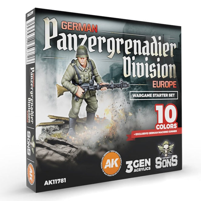 AK Interactive German Panzergrenadier Paint Set