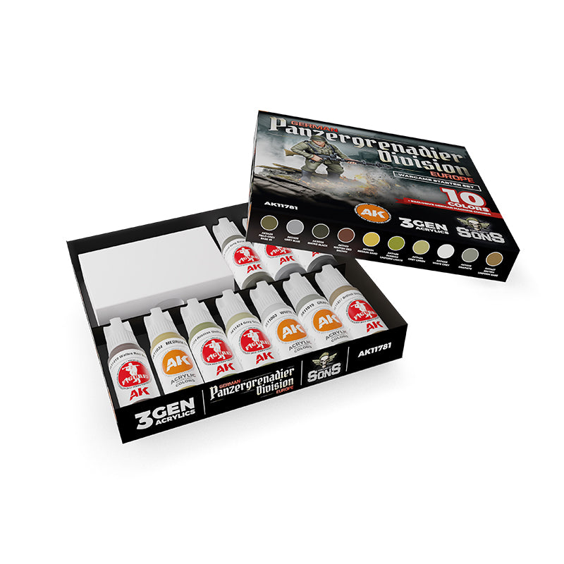 AK Interactive German Panzergrenadier Paint Set
