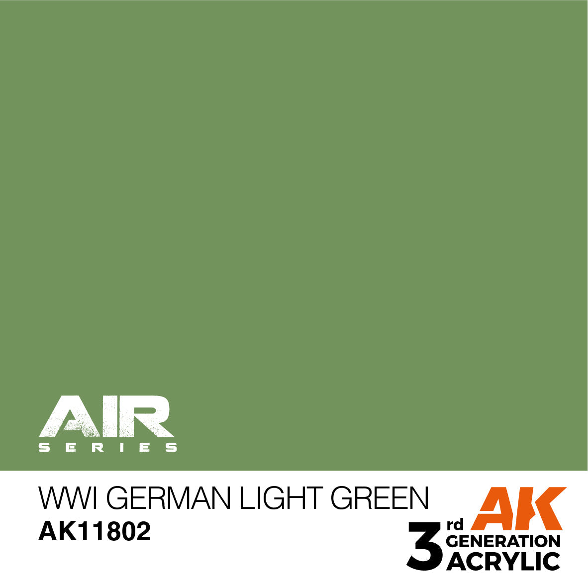 AK Interactive 3rd Gen German Light Green AK11802