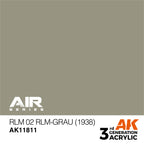 AK Interactive 3rd Gen RLM 02 RLM-Grau (1938) AK11811