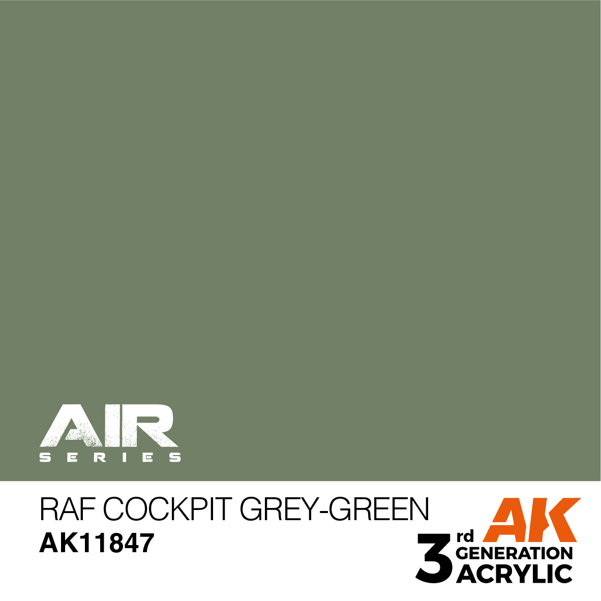 AK Interactive 3rd Gen RAF Cockpit Grey-Green AK11847