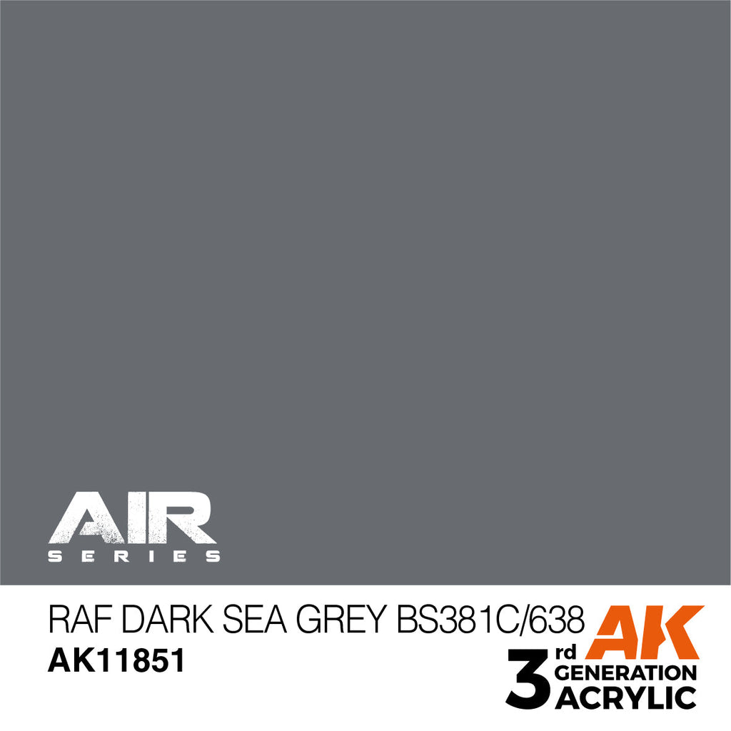 AK Interactive 3rd Gen RAF Dark Sea Grey BS381C/638 AK11851