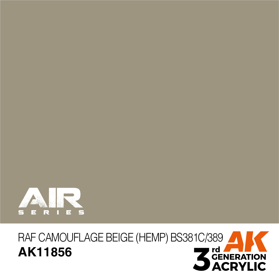 AK Interactive 3rd Gen RAF Camouflage Beige (Hemp) BS381C/389 AK11856