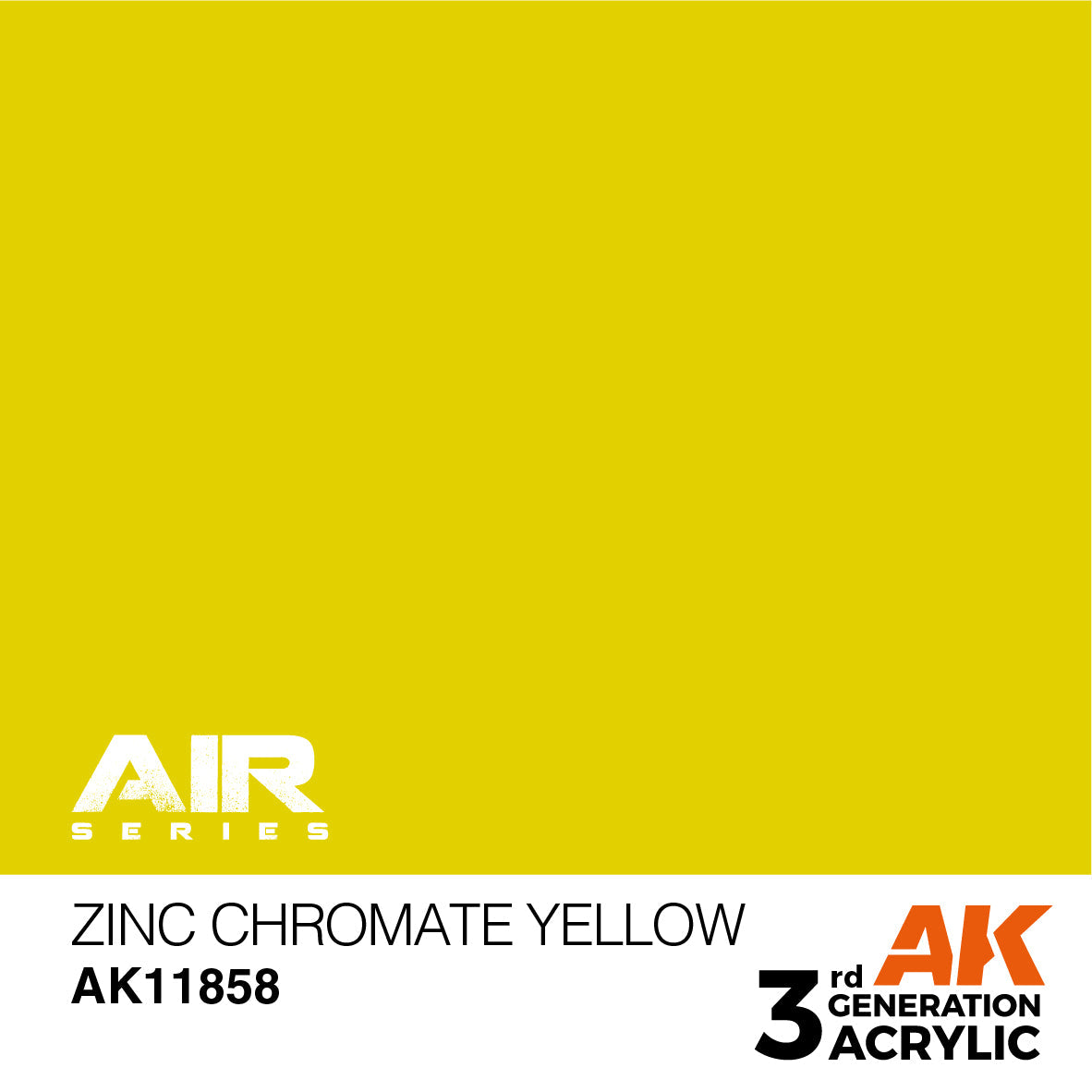 AK Interactive 3rd Gen Zinc Chromate Yellow AK11858