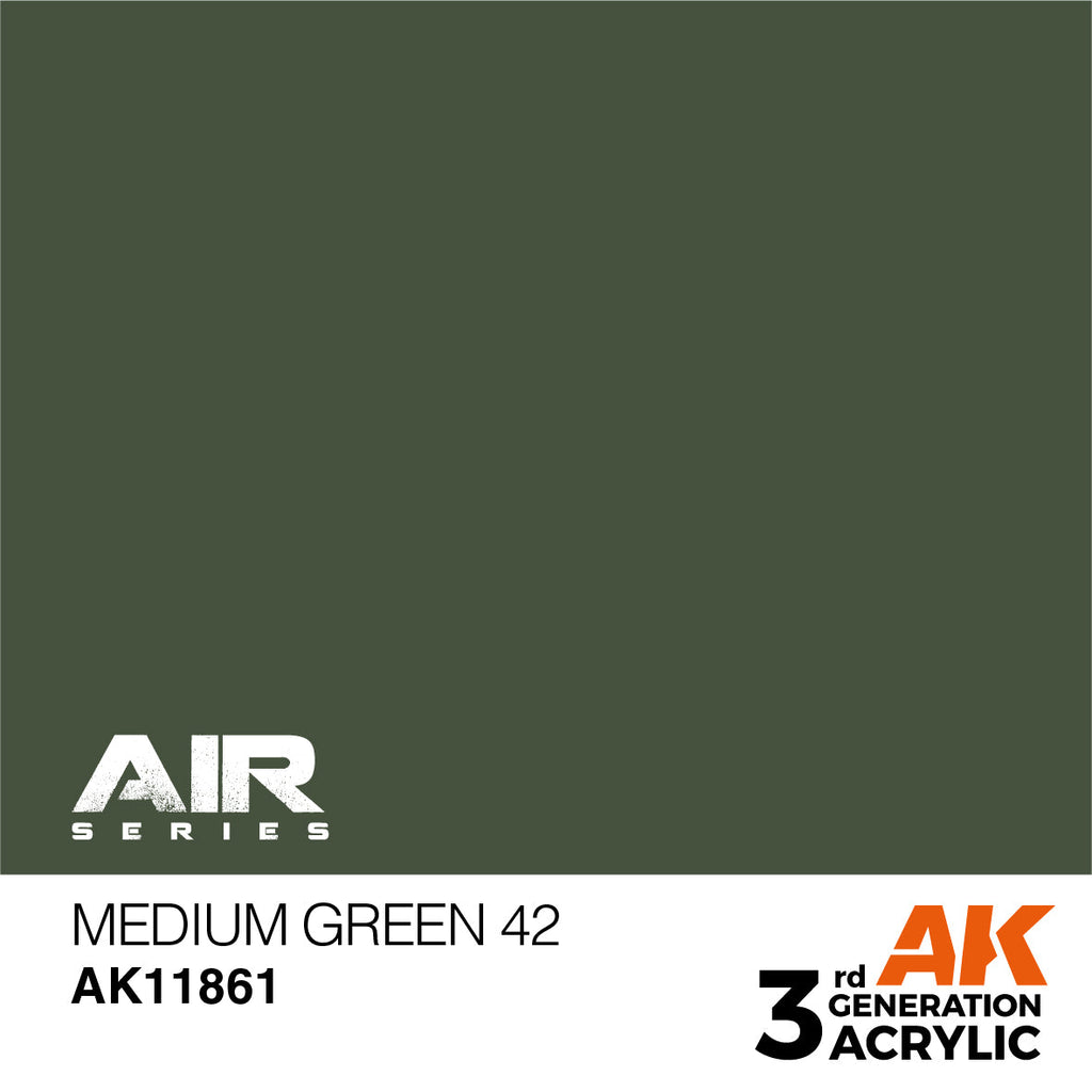 AK Interactive 3rd Gen Medium Green 42 AK11861