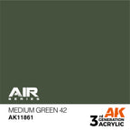 AK Interactive 3rd Gen Medium Green 42 AK11861