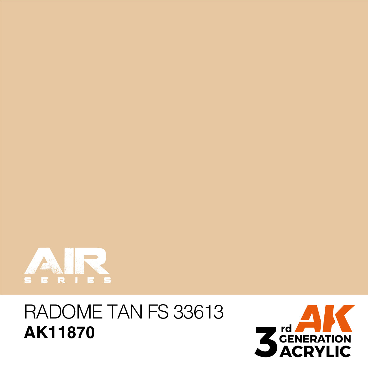 AK Interactive 3rd Gen Radome Tan FS 33613 AK11870