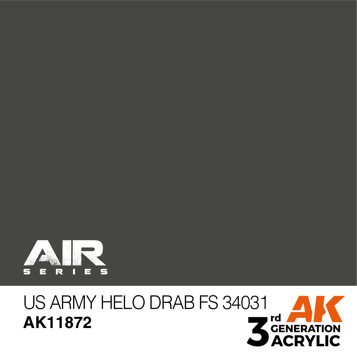 AK Interactive 3rd Gen US Army Helo Drab FS 34031 AK11872