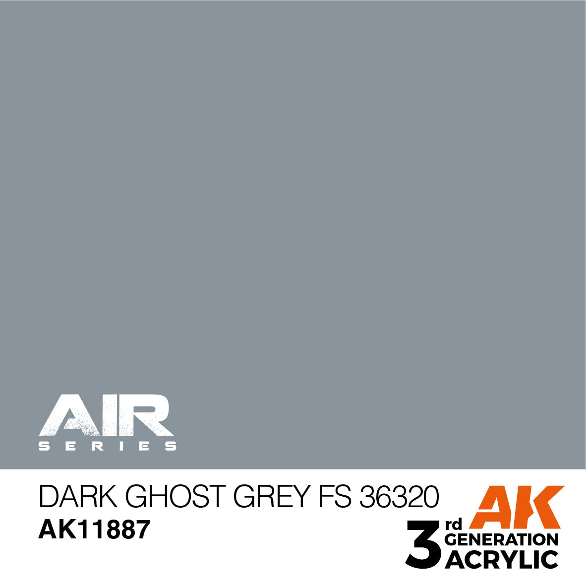 AK Interactive 3rd Gen Acrylic Dark Ghost Grey FS 36320 AK11887