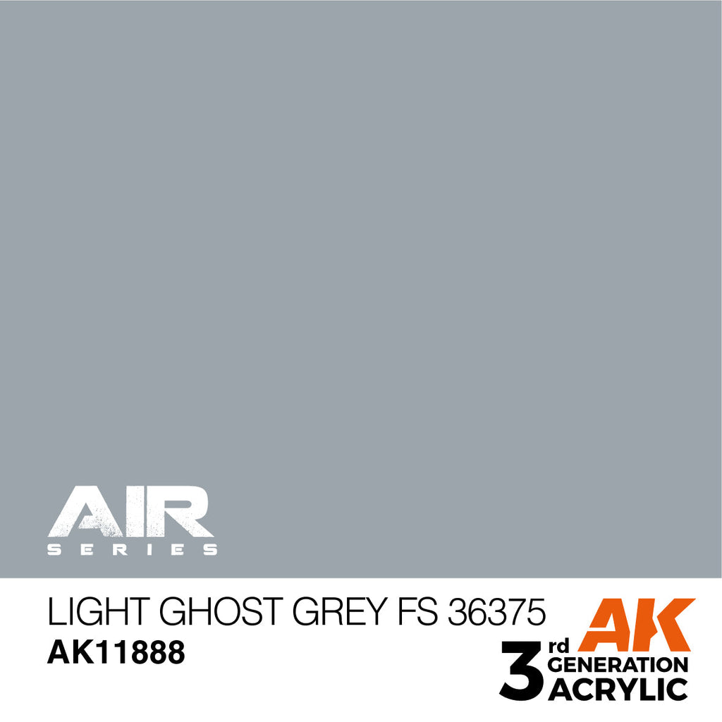 AK Interactive 3rd Gen Acrylic Light Ghost Grey FS 36375 AK11888