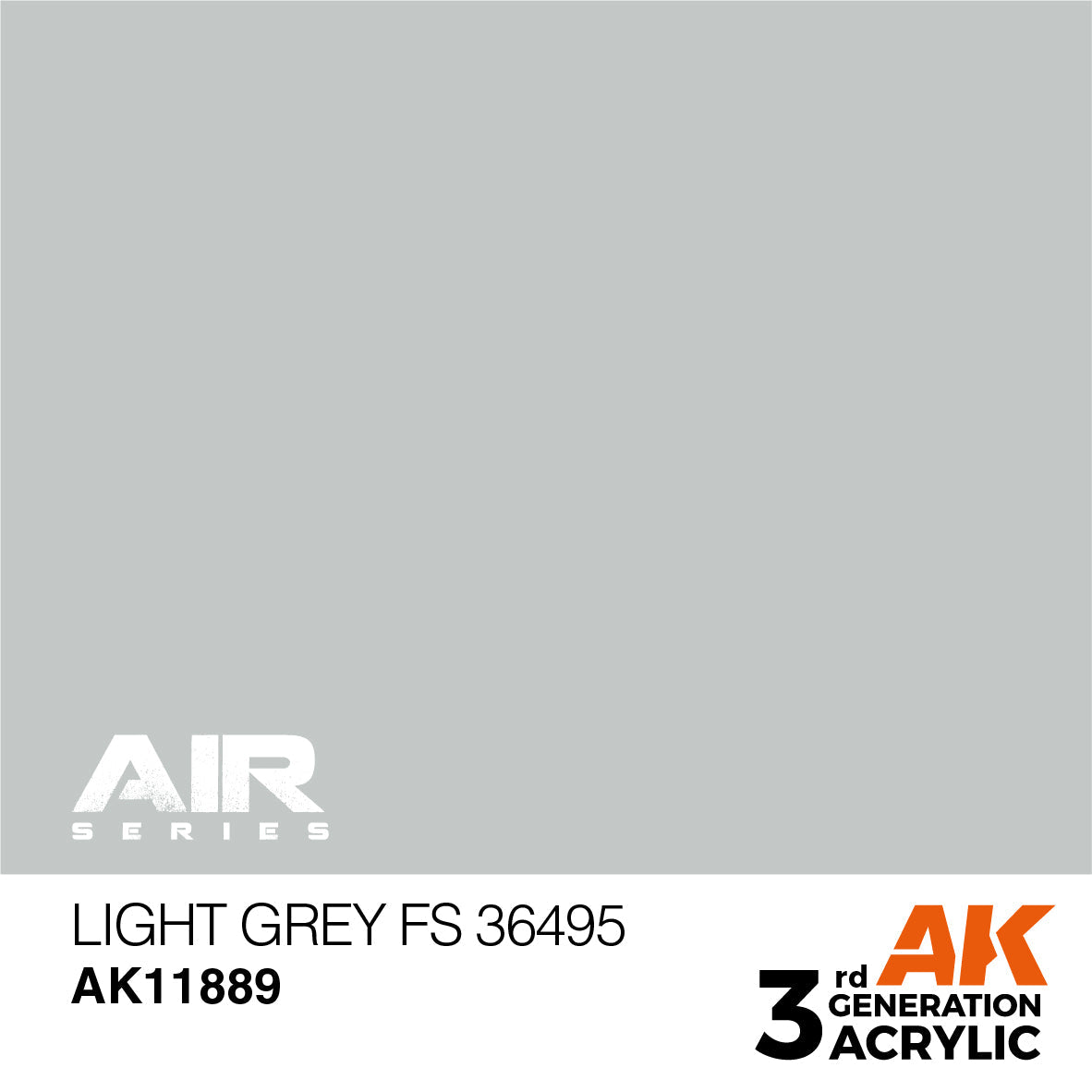AK Interactive 3rd Gen Acrylic Light Grey FS 36495 AK11889