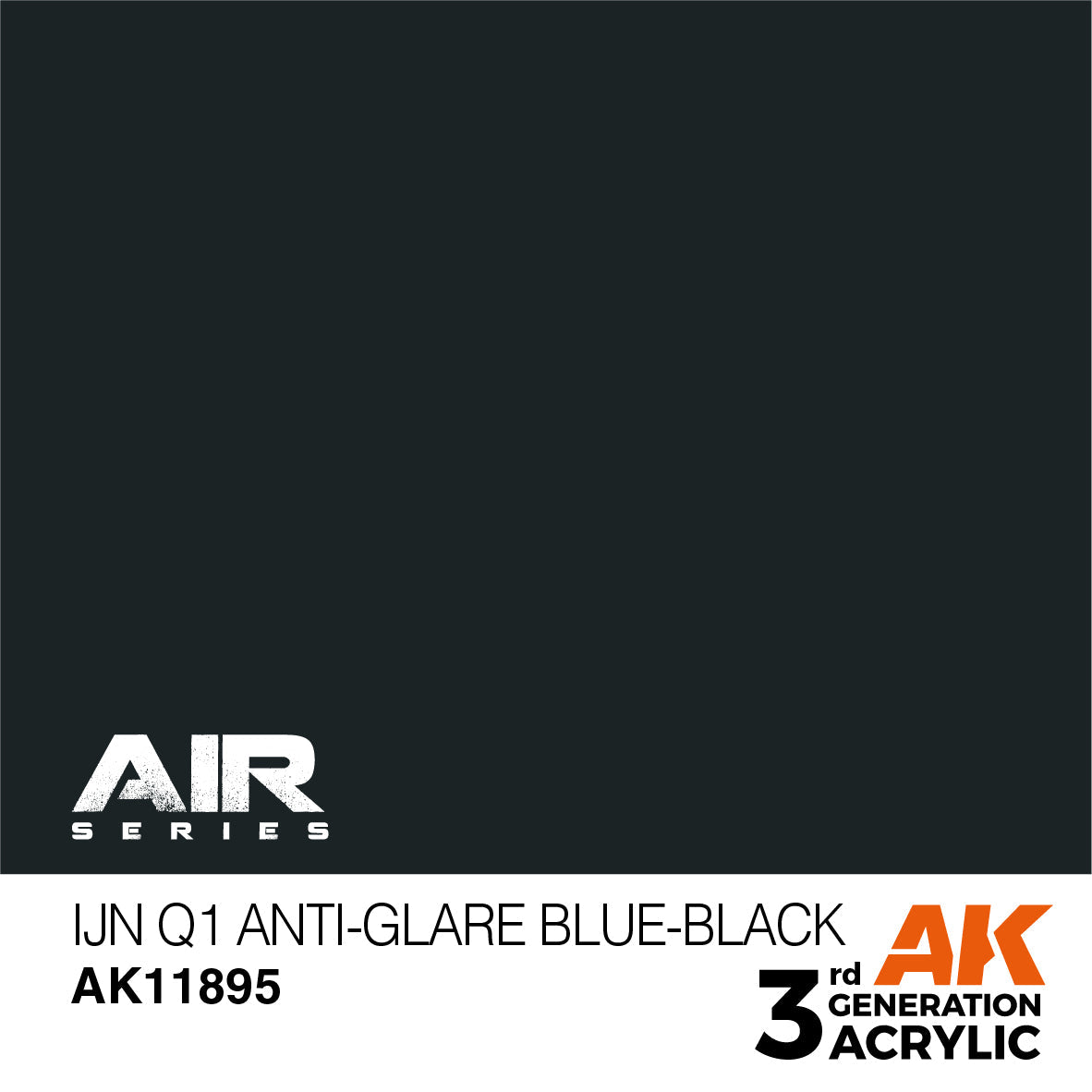 AK Interactive 3rd Gen Acrylic IJN Q1 Anti-Glare Blue-Black AK11895