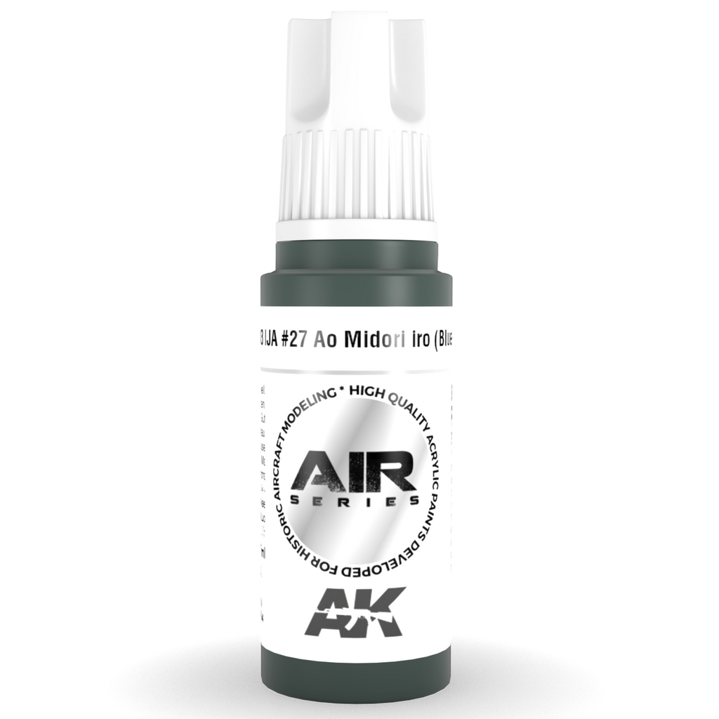 AK Interactive 3rd Gen Acrylic IJA #27 Ao Midori iro (Blue-Green) AK11903