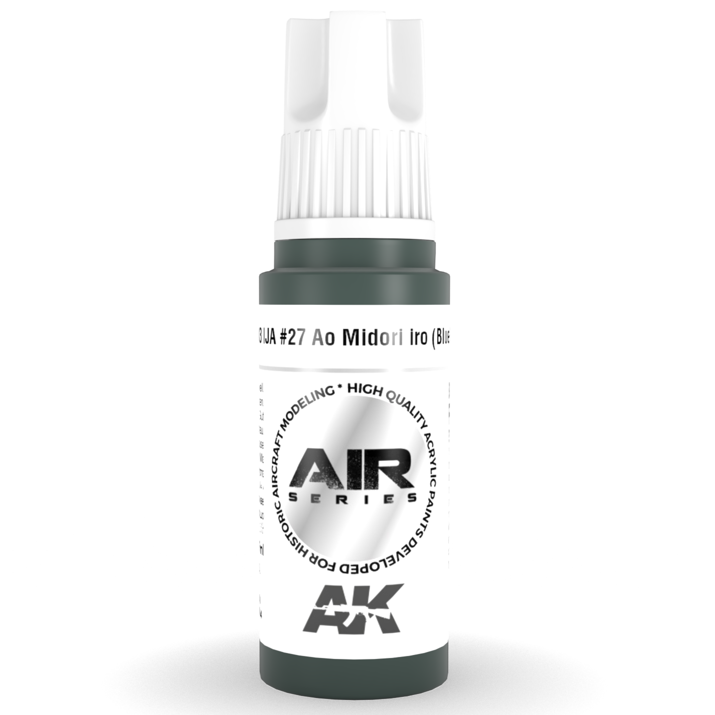 AK Interactive 3rd Gen Acrylic IJA #27 Ao Midori iro (Blue-Green) AK11903