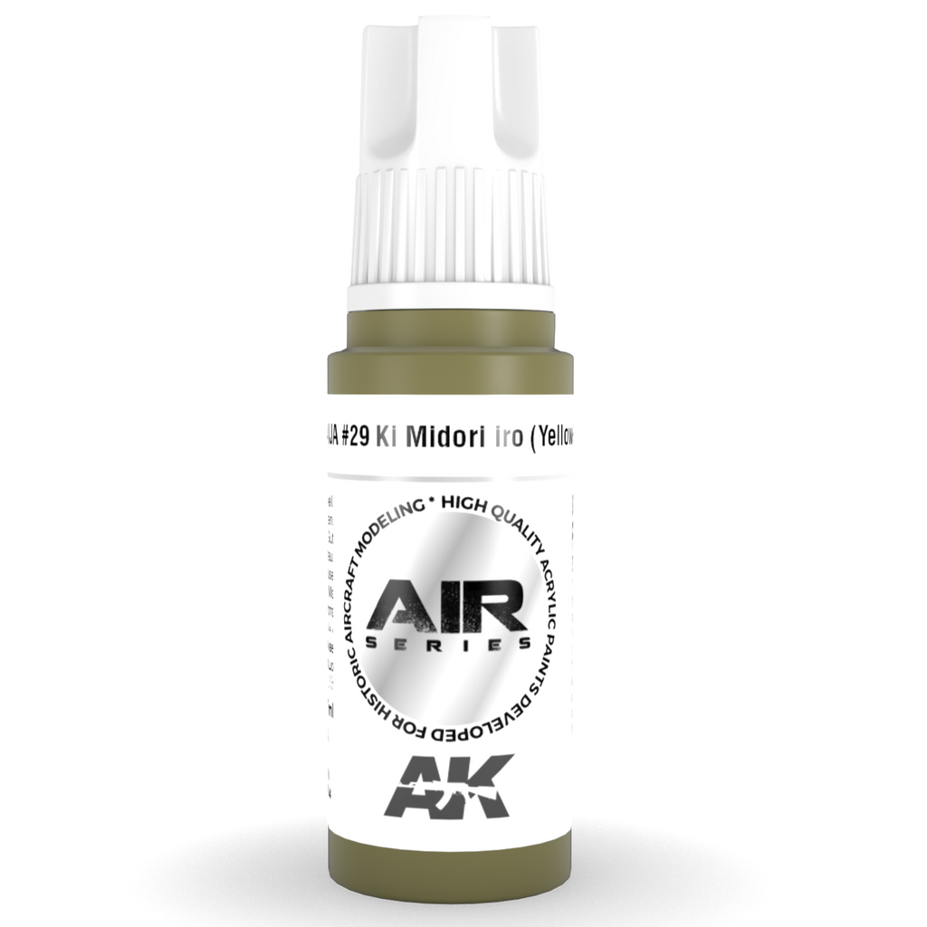 AK Interactive 3rd Gen Acrylic IJA #29 Ki Midori iro (Yellow-Green) AK11904