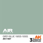AK Interactive 3rd Gen Acrylic Grey-Blue 1920s-1930s AK11907