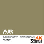 AK Interactive 3rd Gen Acrylic A-21m Light Yellowish Brown AK11914