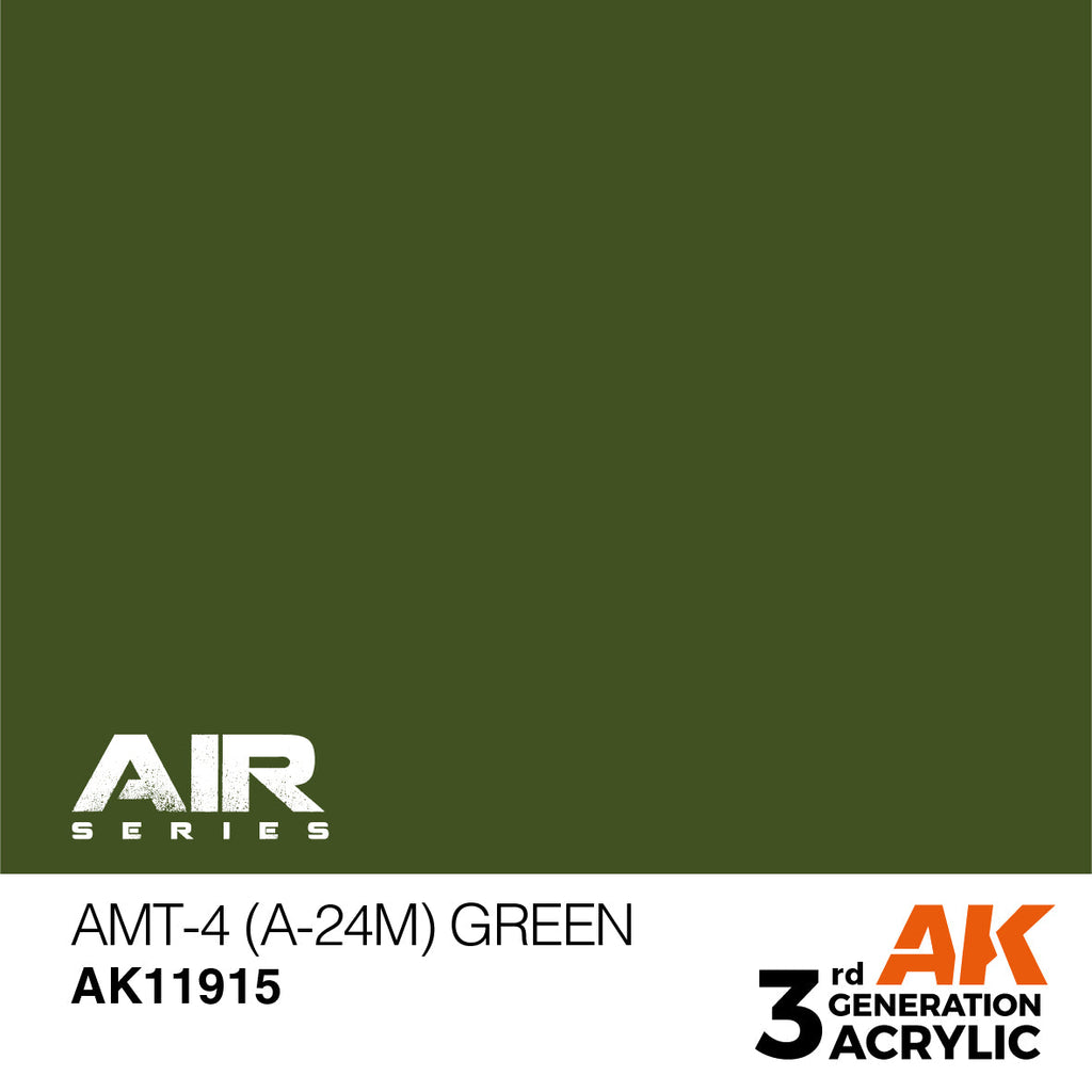 AK Interactive 3rd Gen Acrylic AMT-4 (A-24m) Green AK11915