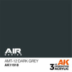 AK Interactive 3rd Gen Acrylic AMT-12 Dark Grey AK11918