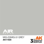 AK Interactive 3rd Gen Acrylic MiG-25/MiG-31 Grey AK11920