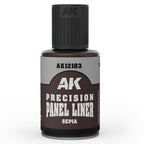 AK Interactive Precision Panel Liner - Sepia