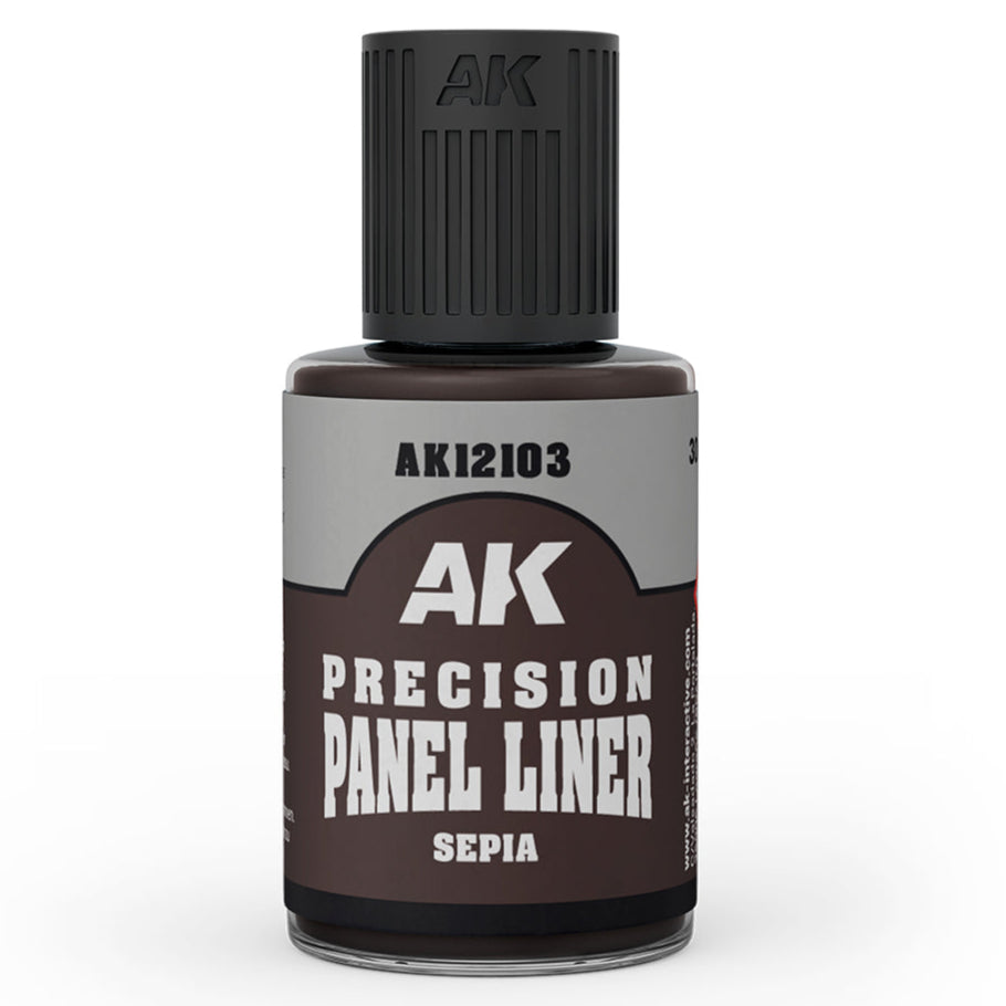 AK Interactive Precision Panel Liner - Sepia
