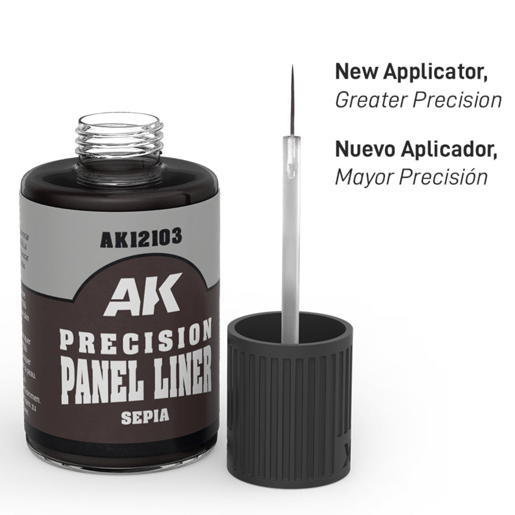 AK Interactive Precision Panel Liner - Sepia