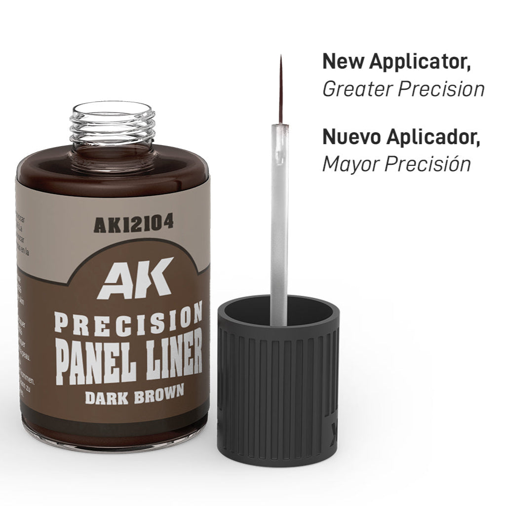 AK Interactive Precision Panel Liner - Dark Brown