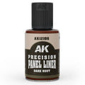 AK Interactive Precision Panel Liner - Dark Rust