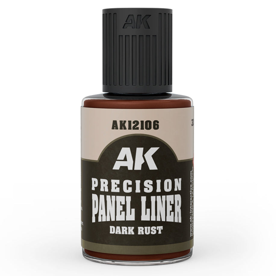 AK Interactive Precision Panel Liner - Dark Rust