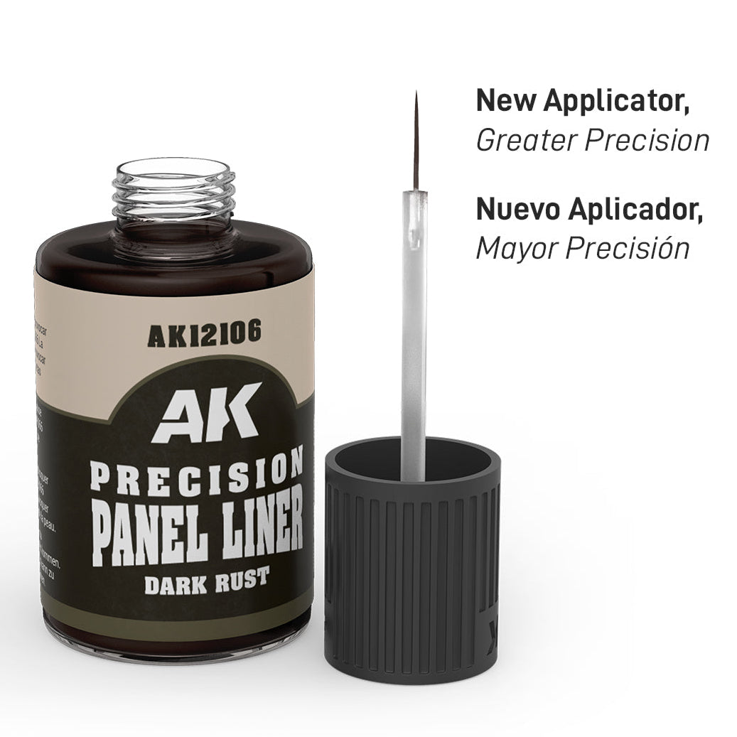 AK Interactive Precision Panel Liner - Dark Rust