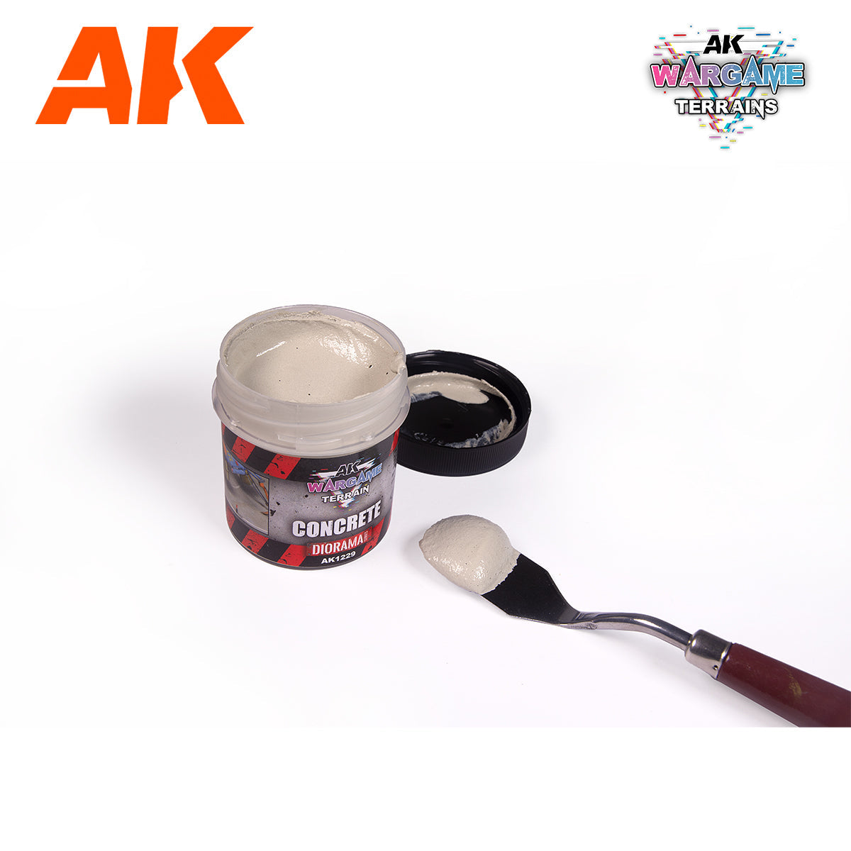 AK Interactive Concrete - Wargame Terrains - 100ml AK1229