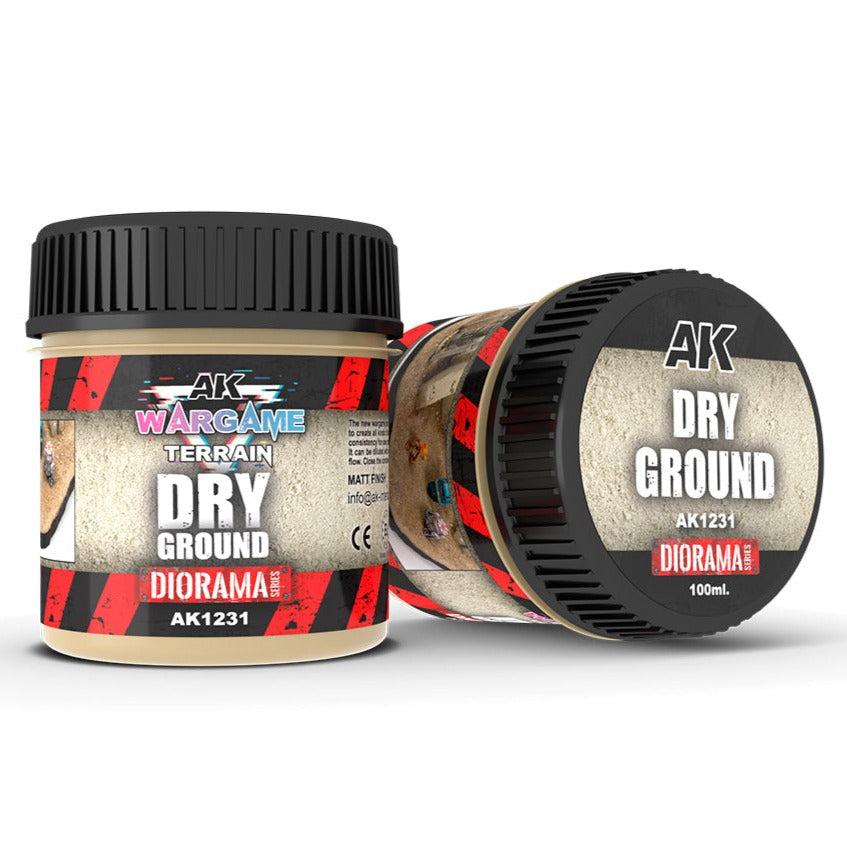 AK Interactive Dry Ground - Wargame Terrains - 100ml AK1231