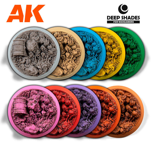 AK Interactive BLACK NIGHT - Deep Shades for Wargamers 30ml AK13001