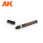 AK Interactive Real Colors Marker - Metallic Markers (AK1300)