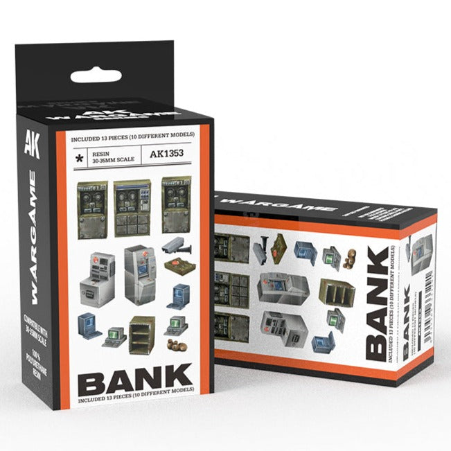 AK Interactive Bank Wargame Set (Resin 30-35mm) AK1353