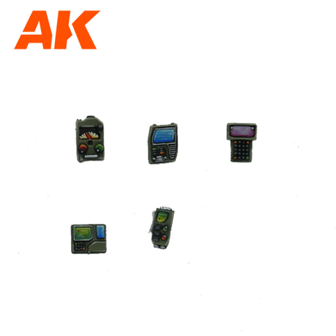 AK Interactive Control Stage Wargame Set (Resin 30-35mm) AK1355