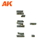 AK Interactive Jersey Walls Wargame Set (Resin 30-35mm) AK1357