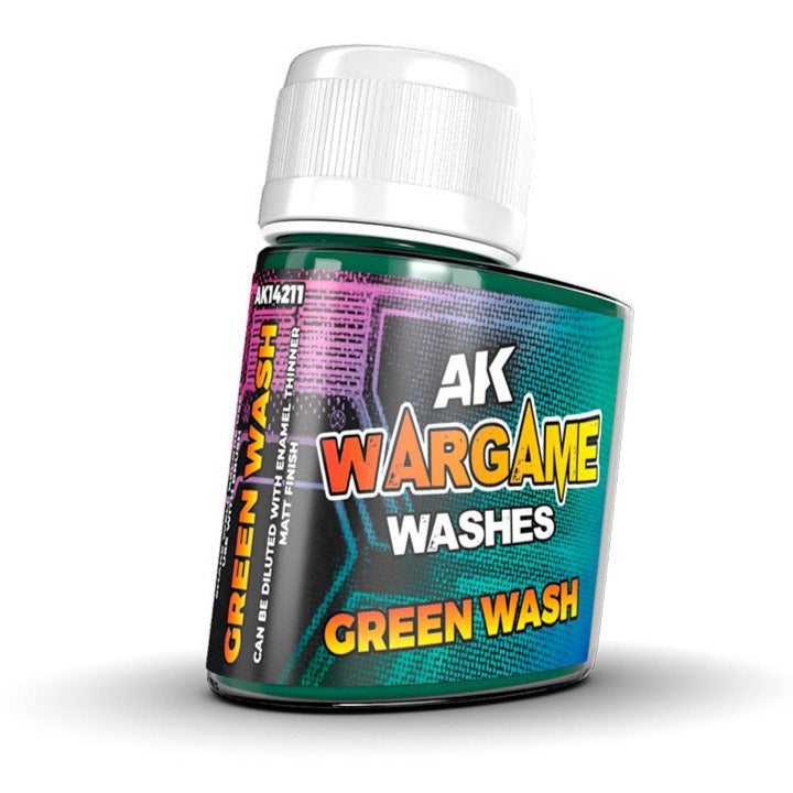 AK Interactive Wash for Wargamers - Green Wash 35ml AK14211