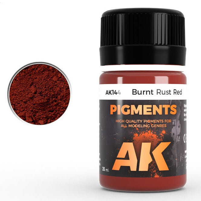 AK Interactive Pigment - Burnt Rust Red AK144